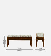 Shanti Surprise Sheesham Wood 6 Seater Dining Set In Scratch Resistant Provincial Teak Finish With Bench